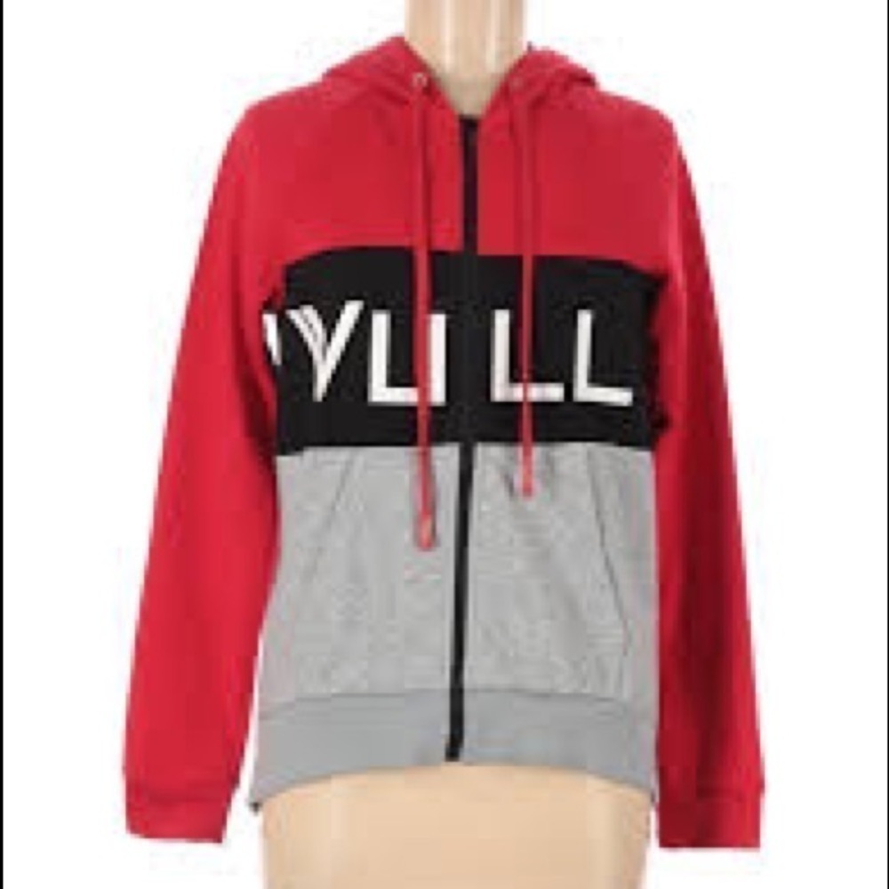 vull triple threat zip up logo Sweatshirt Hoodie